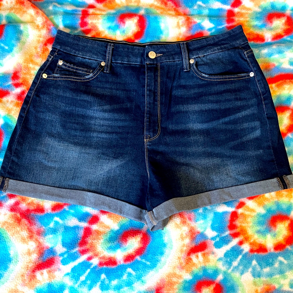 NWOT No Boundaries Dark Wash Jean Shorts